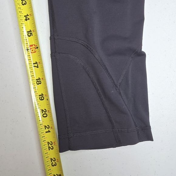 LULULEMON Women's Black Pants With Color Block 32 Waist Leggings Athletic -1577 - Picture 5 of 5